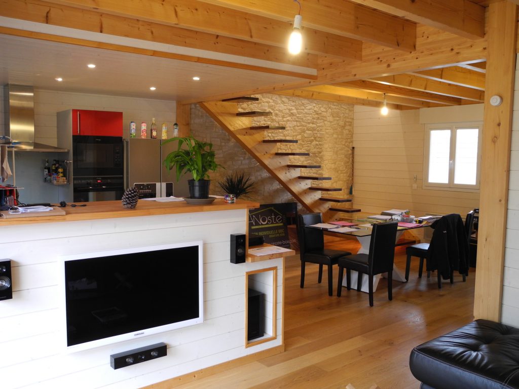 Maison interieur bois - l'Habis