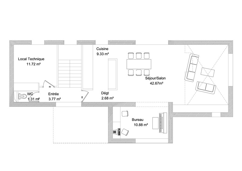 Conception maison passive ici - l'Habis