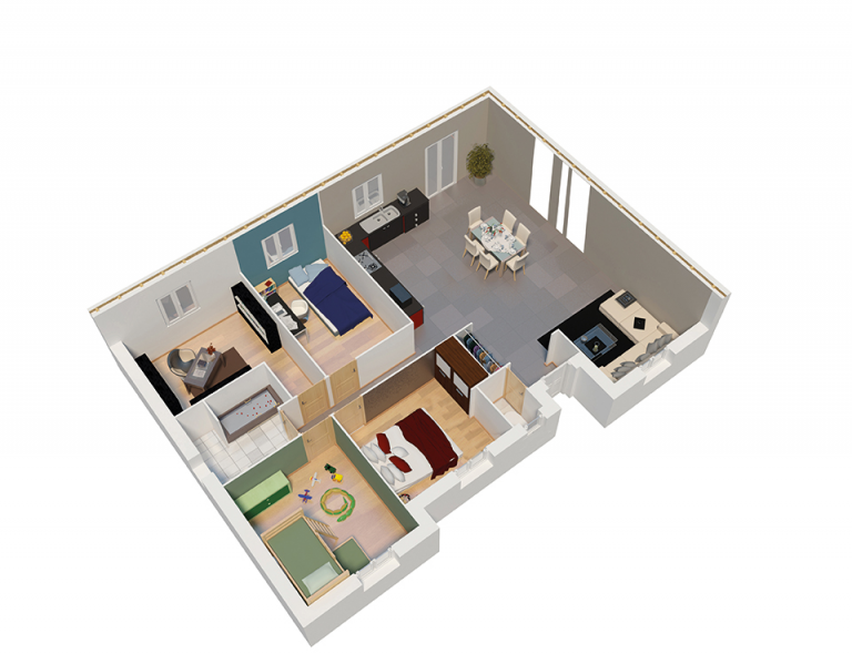 Plan amenagement interieur maison gratuit - l'Habis
